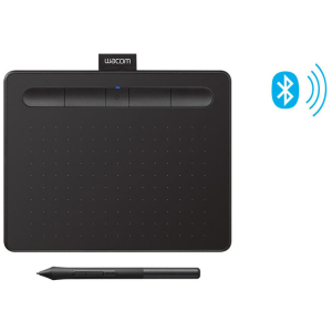 Цифровой графический планшет Wacom Intuos Small CTL4100WLK0, A6, USB, Bluetooth, 4096 Pressure Level...