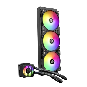 Водяное охлаждение Enermax LIQMAXFLO 360mm ARGB AIO CPU Liquid Cooler, ELC-LMF360T-ARGB, 3x aRGB PWM...