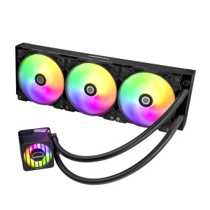 Водяное охлаждение Enermax LIQMAXFLO 360mm ARGB AIO CPU Liquid Cooler, ELC-LMF360T-ARGB, 3x aRGB PWM...