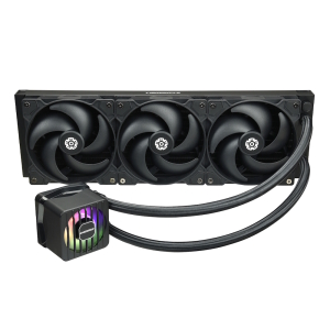 Водяное охлаждение Enermax LIQMAXFLO SR 360mm ARGB AIO CPU Liquid Cooler, ELC-LMF360-SF, 3x Dual-Con...