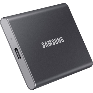 Внешний твердотельный накопитель SSD 1TB Samsung T7 Portable MU-PC1T0T, USB 3.2 Gen 2 Type-C, USB 3....