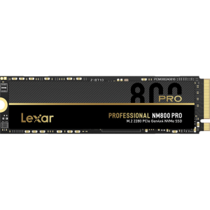 Твердотельный накопитель SSD 1TB Lexar NM800 PRO LNM800P001T-RNNNG M.2 2280 PCIe 4.0 x4 NVMe 1.4, Bo...