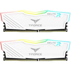 Память TEAMGROUP T-Force Delta White RGB 16GB DDR4 3200MHz (PC4-25600) (2x8GB) TF4D416G3200HC16CDC01...