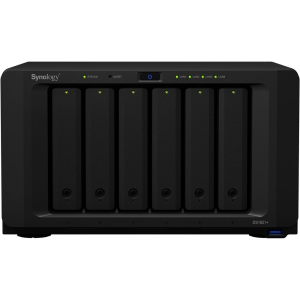 Сетевой накопитель (NAS) Synology DiskStation DS1621+ AMD Ryzen Ryzen V1500B (2.20GHz), 4GB DDR4, 6x...