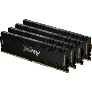 Память KINGSTON FURY Renegade Black 128GB DDR4 3200MHz (PC4-25600) (4x32GB) KF432C16RBK4/128 Desktop...