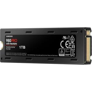 Твердотельный накопитель SSD 1TB Samsung 980 PRO with Heatsink MZ-V8P1T0CW, M.2 2280 PCIe 4.0 x4 NVM...