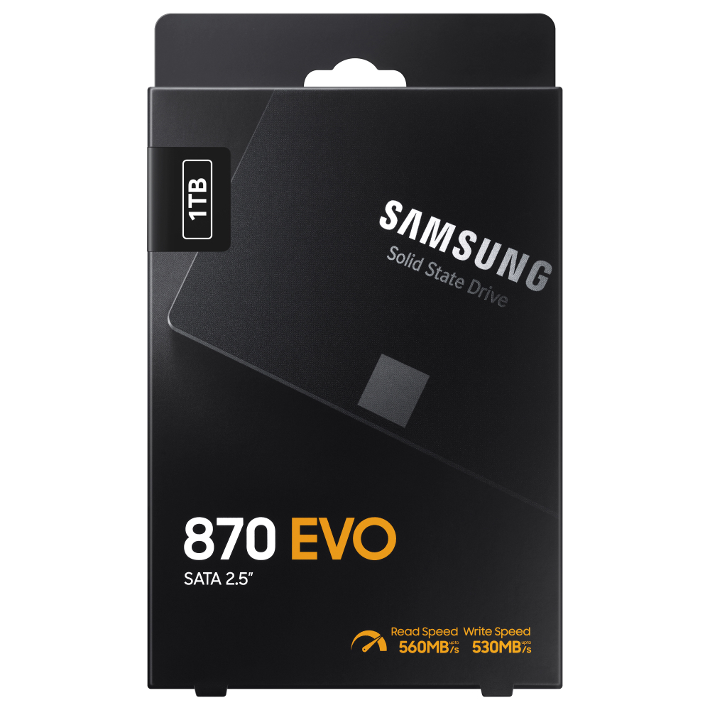 Твердотельный накопитель SSD 1TB Samsung MZ-77E1T0 870 EVO SATA3 2.5"