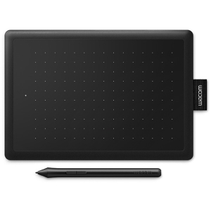 Цифровой графический планшет WACOM One by Small CTL472N, A6, USB, 2048 Pressure Levels, Black/Red+Wa...