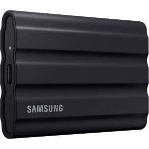 Внешний твердотельный накопитель SSD 1TB Samsung T7 Shield MU-PE1T0S/AM, USB 3.2 Gen 2 Type-C, USB 3.0, IP65, Black