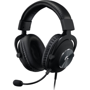 Наушники проводные Logitech G Pro X, накладные, съемный микрофон, DTS Headphone:X 2.0, BLUE VO!CE, д...