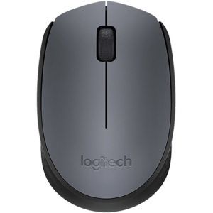 Мышь Logitech M170, 3 Buttons, 1000dpi, беспроводная, Black/Grey