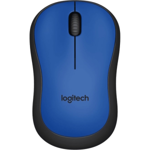 Мышь Logitech M221 Silent, 3 Buttons, 1000dpi, беспроводная, Blue