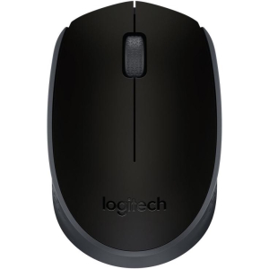 Мышь Logitech M171, 3 Buttons, 1000dpi, беспроводная, Black/Grey