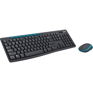 Беспроводная клавиатура + Мышь Logitech MK275, 1000dpi, мембранная русская клавиатура, Grey