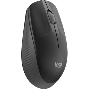 Мышь Logitech M190 Full-Size, 3 Buttons, 1000dpi, беспроводная, Grey