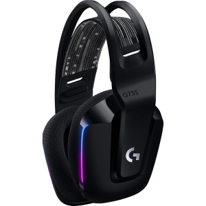 Наушники беспроводные Logitech G733 LightSpeed, накладные, съемный микрофон, RGB подсветка, DTS Head...