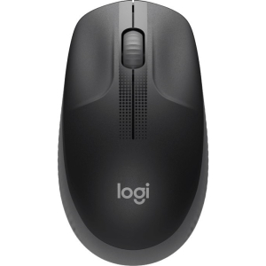 Мышь Logitech M190 Full-Size, 3 Buttons, 1000dpi, беспроводная, Grey