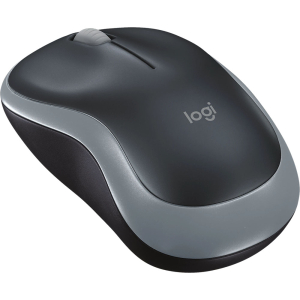 Мышь Logitech M185, 3 Buttons, 1000dpi, беспроводная, Charcoal/Grey