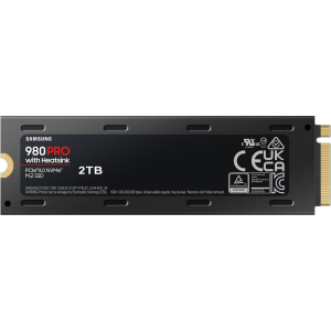 Твердотельный накопитель SSD 2TB Samsung 980 PRO with Heatsink MZ-V8P2T0CW M.2 2280 PCIe 4.0 x4 NVMe...