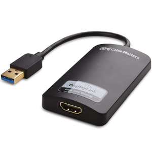 Переходник Cable Matters 103046-BLACK SuperSpeed USB 3.0 - HDMI/DVI Adapter, FHD 1080p, 2K 1440p,чер...