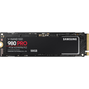 Твердотельный накопитель SSD 500GB Samsung 980 PRO MZ-V8P500B M.2 2280 PCIe 4.0 x4 NVMe 1.3с, Box