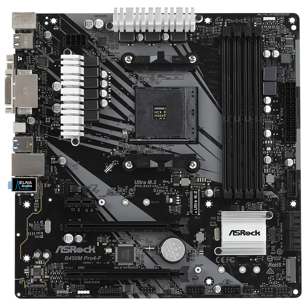 Asrock b460m pro4 подключение