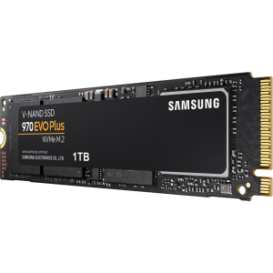 Твердотельный накопитель SSD 1TB Samsung 970 EVO Plus MZ-V7S1T0B/AM M.2 2280 PCIe 3.0 x4 NVMe 1.3, B...