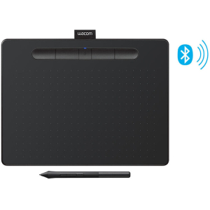 Цифровой графический планшет Wacom Intuos Medium CTL6100WLK0, A5, USB, Bluetooth, 4096 Pressure Leve...