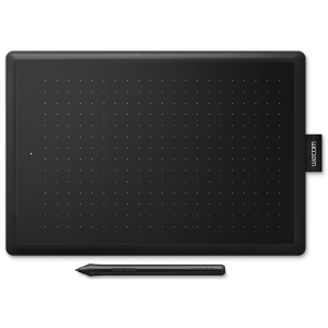 Цифровой графический планшет WACOM One by Medium CTL672N, A5, USB, 2048 Pressure Levels, Black/Red+W...