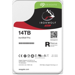 Жесткий диск HDD 14TB Seagate IronWolf Pro NAS ST14000NE0008, 256MB, 7200RPM, SATA3 6.0Gb/s, 3.5"