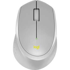 Мышь Logitech M330 Silent Plus, беспроводная, Gray/Yellow