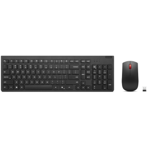 Беспроводная клавиатура + мышь Lenovo Essential Gen 2 4X31N50721, мембранная, тонкие низкопрофильные...