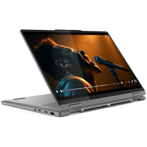 Ультрабук Lenovo Yoga 7 14AHP9 83DK000AUS AMD Ryzen 7 8840HS (3.30-5.10GHz), NPU AMD Ryzen AI, 16GB DDR5, 1TB SSD, AMD Radeon 780M Graphics, 14"WUXGA (1920x1200) 360° Touch IPS, WiFi ax, BT 5.3, FHD IR WC, CR, Win 11 Home, Fingerprint, Backlight Русская клавиатура, Arctic Grey