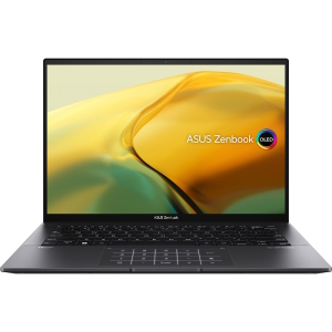 Ультрабук Asus Zenbook 14 UM3402YA-WS74T AMD Ryzen 7 7730U (2.00-4.50GHz), 16GB DDR4, 512GB SSD, AMD Radeon Graphics, 14.0"2.8K (2880x1800) 90Hz Touch OLED, WiFi ax, BT 5.3, FHD IR Cam, CR, Win 11 Home, Fingerprint, Backlit Русская клавиатура, Jade Black