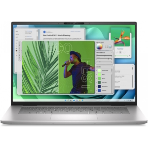 Ноутбук Dell Inspiron 7630 Plus 28CCD Intel Core i7-13700H (1.80-5.00GHz), 16GB DDR5, 1TB SSD, Intel Iris Xe Graphics, 16"2.5K (2560x1600) IPS, WiFi ax, BT 5.0, FHD WC, CR, Win 11 Home, Fingerprint, Backlit Русская клавиатура, Platinum Silver